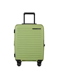 SAMSONITE | Trolley RESTACKED SPINNER 55cm erweiterbar black | hellgrün