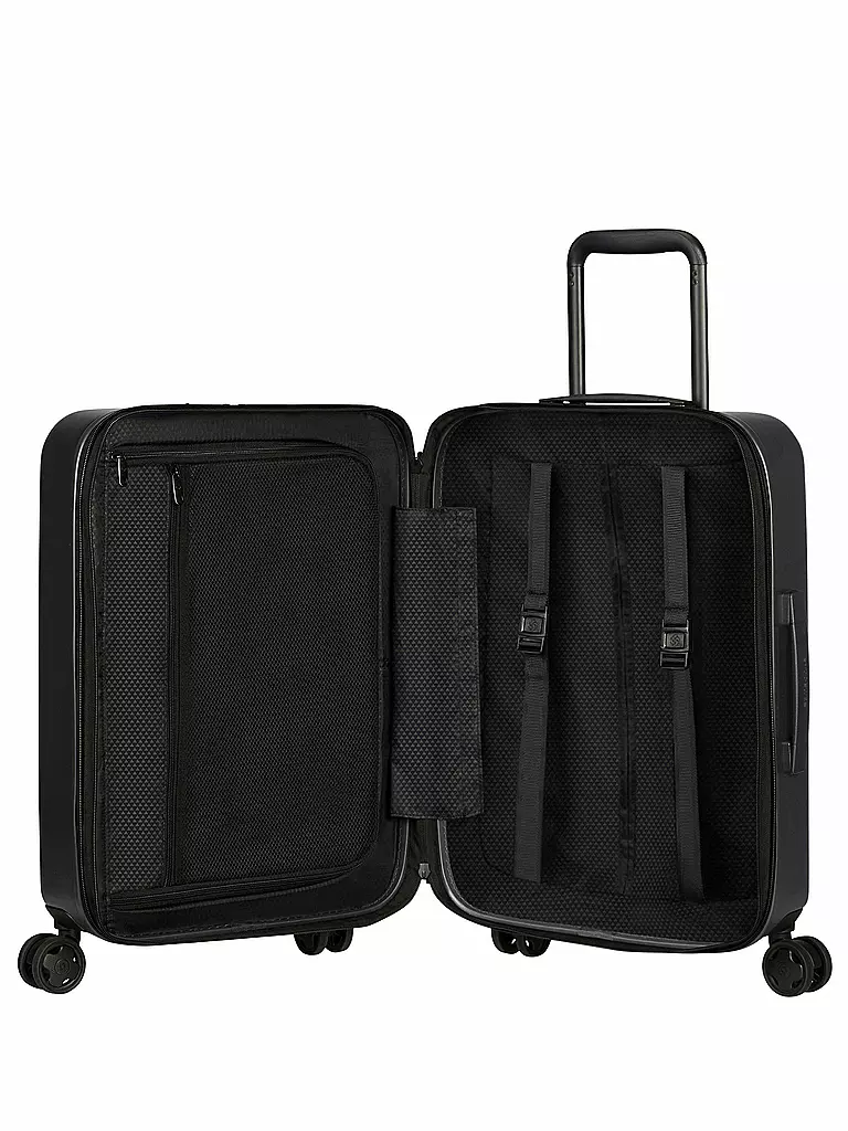 SAMSONITE | Trolley StackD Easy Access erweiterbar 55cm Black | petrol