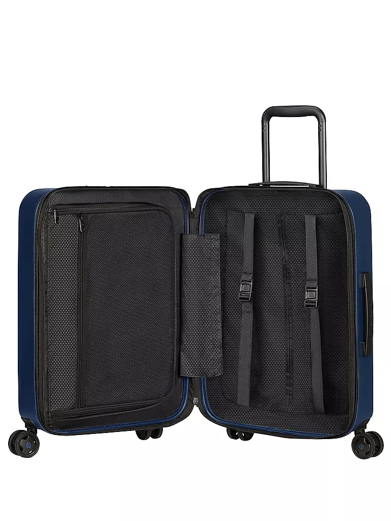 SAMSONITE | Trolley StackD Easy Access erweiterbar 55cm Navy | schwarz