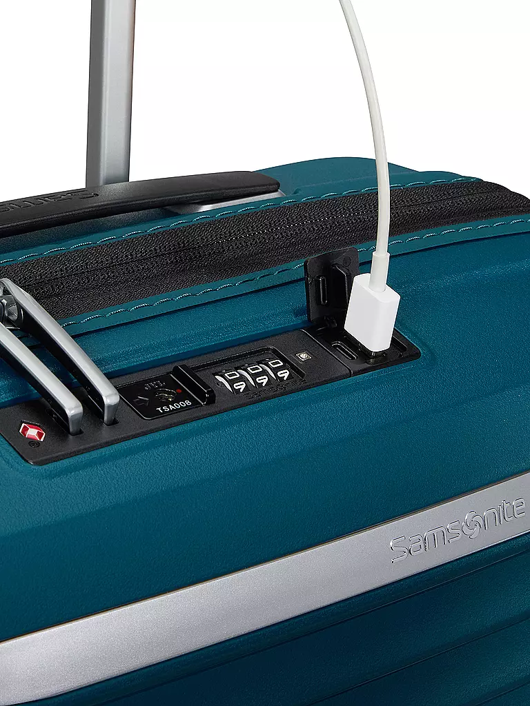 SAMSONITE | Trolley Upscape Spinner 55 Erweiterbar Petrol Blue | petrol