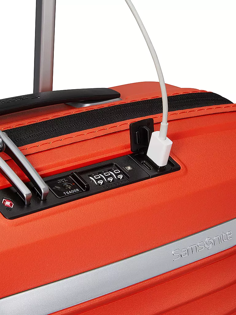 SAMSONITE | Trolley Upscape Spinner 55 Erweiterbar Tangerine Orange | orange