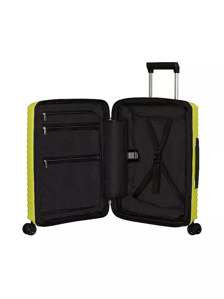 SAMSONITE | Trolley UPSCAPE SPINNER 55cm erweiterbar lime | dunkelblau