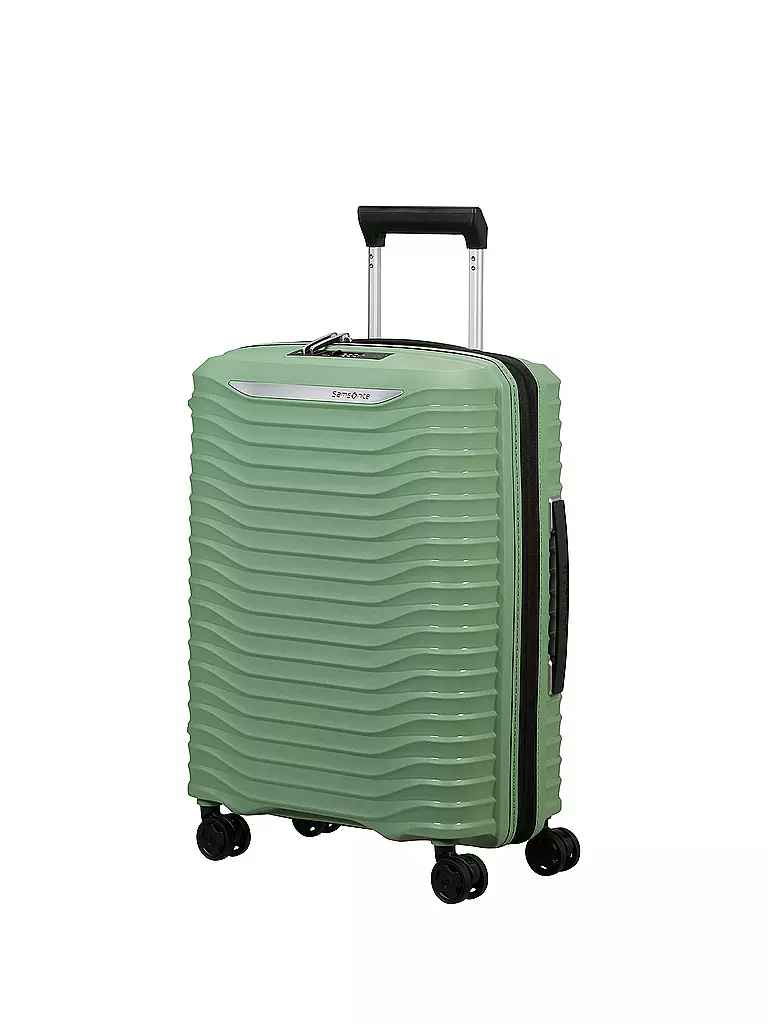 SAMSONITE | Trolley UPSCAPE SPINNER 55cm erweiterbar stone green  | grün