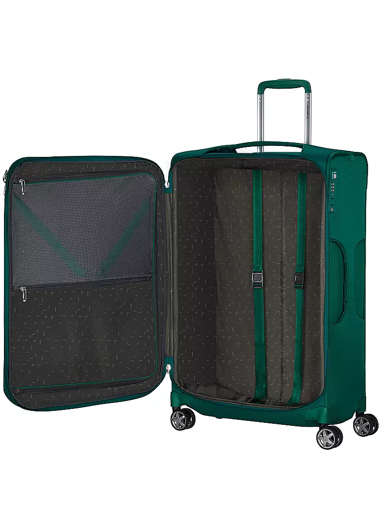SAMSONITE | Trolley Weich D' LITE SPINNER 71cm erweiterbar Pine Green | dunkelgrün
