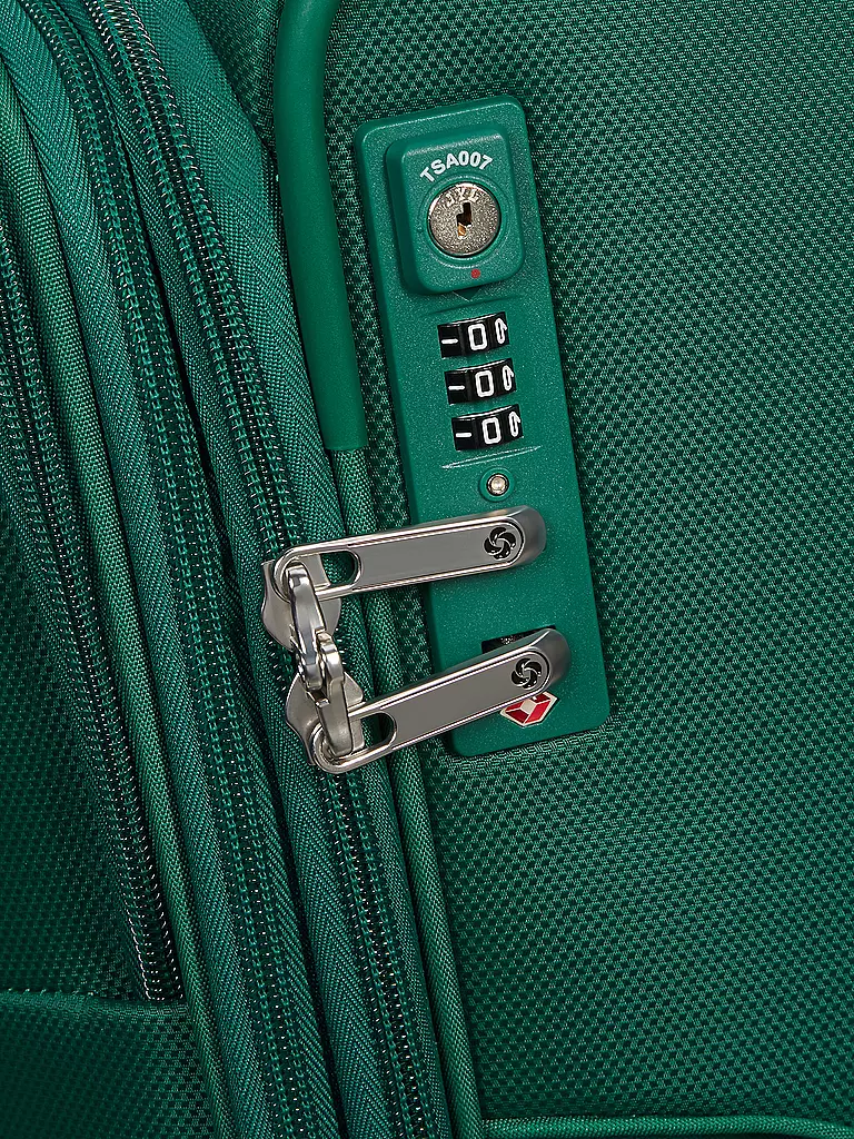 SAMSONITE | Trolley Weich D' LITE SPINNER 71cm erweiterbar Pine Green | dunkelgrün