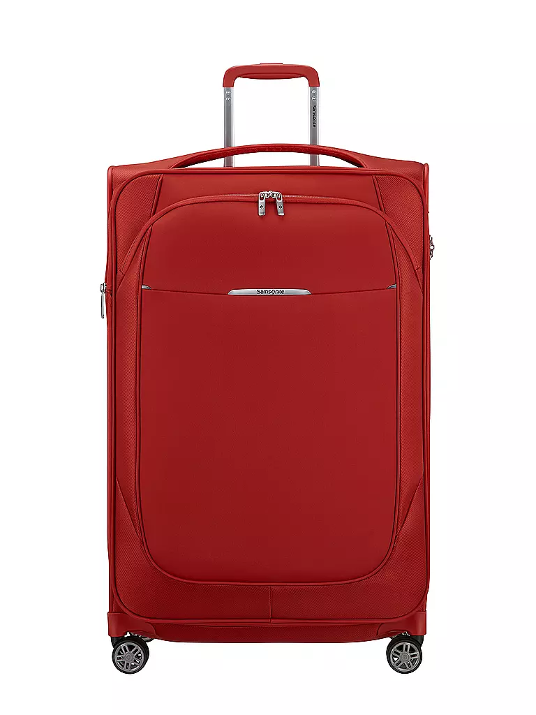 SAMSONITE | Trolley weich RE-LITE SPINNER  78cm erweiterbar black  | rot