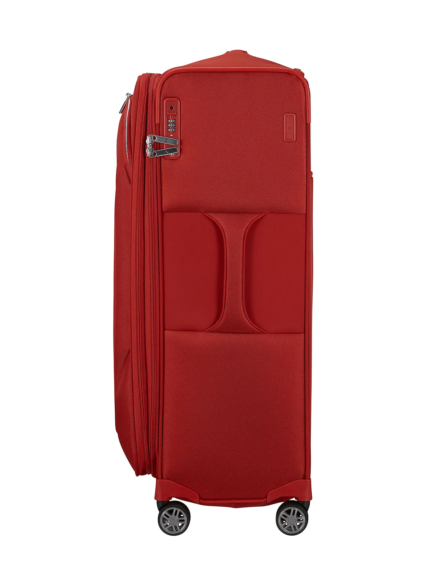 SAMSONITE | Trolley weich RE-LITE SPINNER  78cm erweiterbar black  | rot
