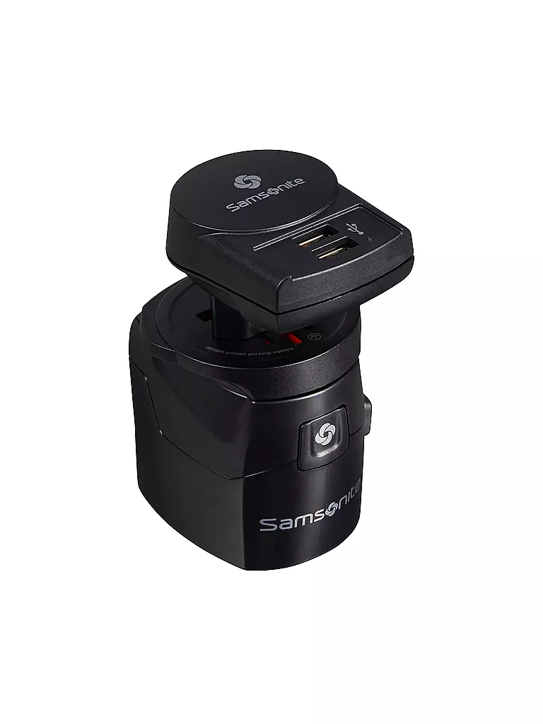 SAMSONITE | Weltweiter Adapter 3-Polig | schwarz