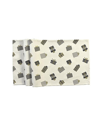 SANDER |  Weihnachts Tischläufer 50x138cm PACCHI Taupe /Anthrazit 