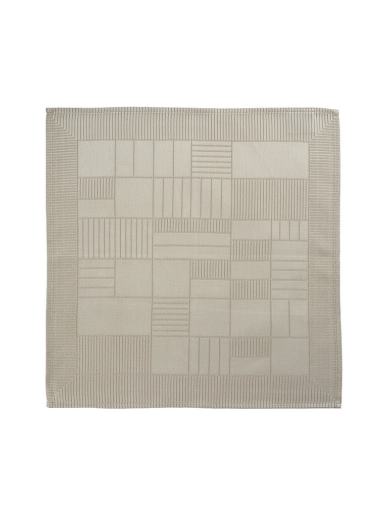 SANDER Tischdecke Lexie Damast 145x190cm Clair de lune camel