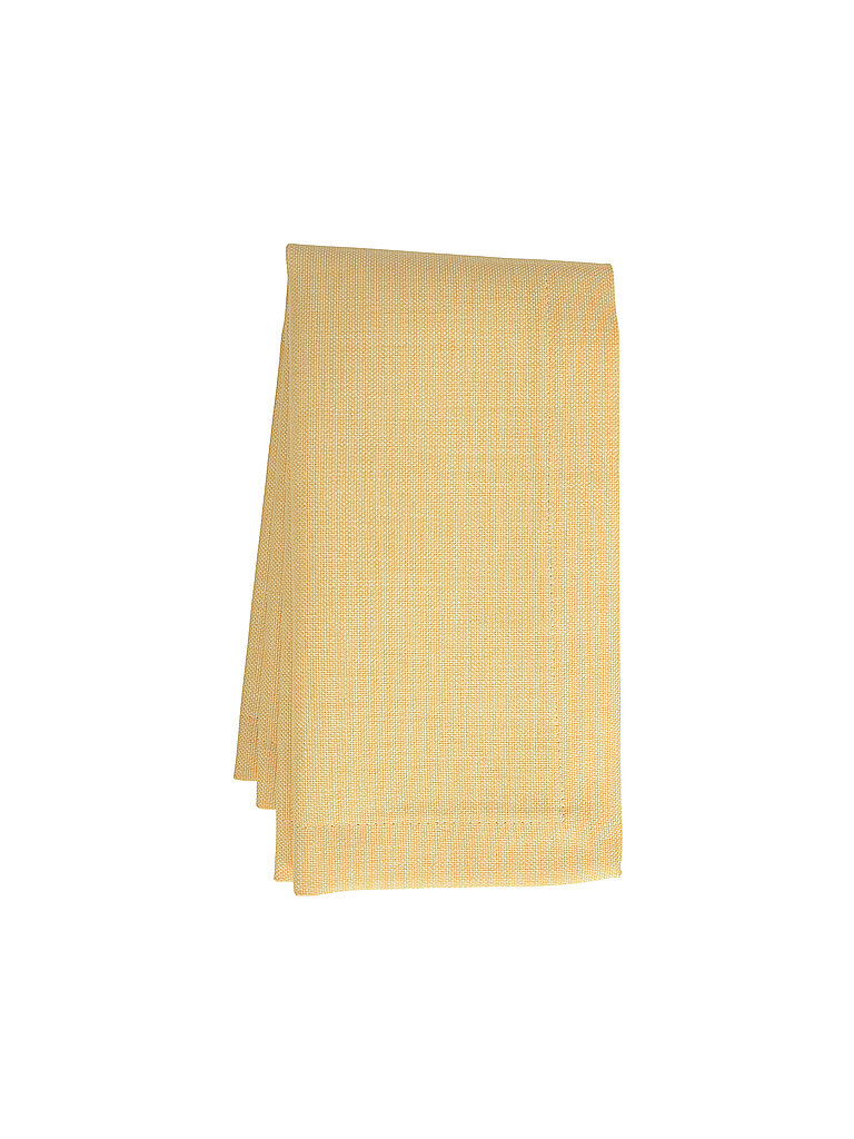 SANDER Tischdecke LOFT UNI eckig 150x300cm Honig gelb | 53618
