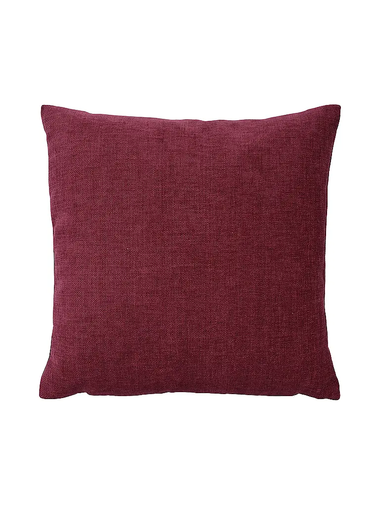 SANDER | Kissenhülle 50x50cm KENSINGSTON Marsala | dunkelrot