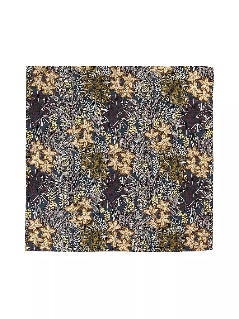 SANDER | Mitteldecke 85x85cm ANGOURIE Blue Shadow | dunkelblau