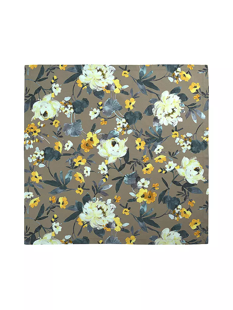 SANDER | Mitteldecke LA ROSA 85x85 DK.Taupe | grau