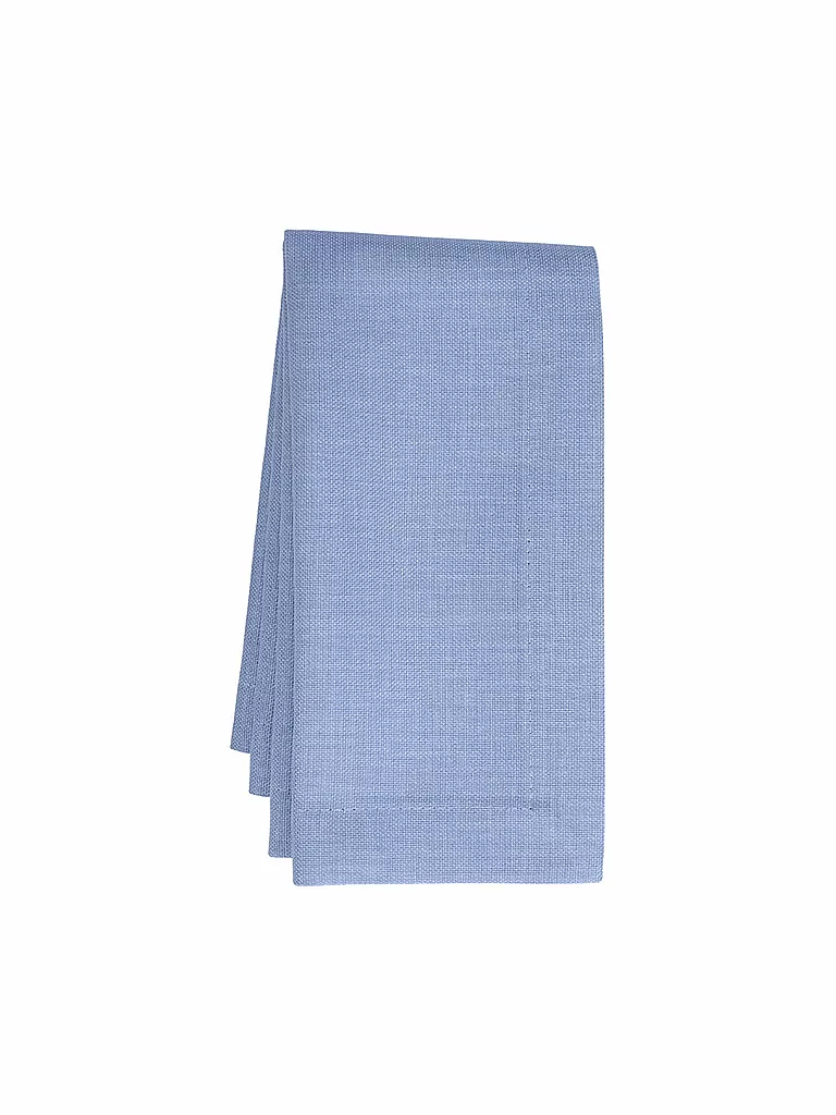 SANDER | Serviette "Loft" 40x40cm (blau) | hellblau