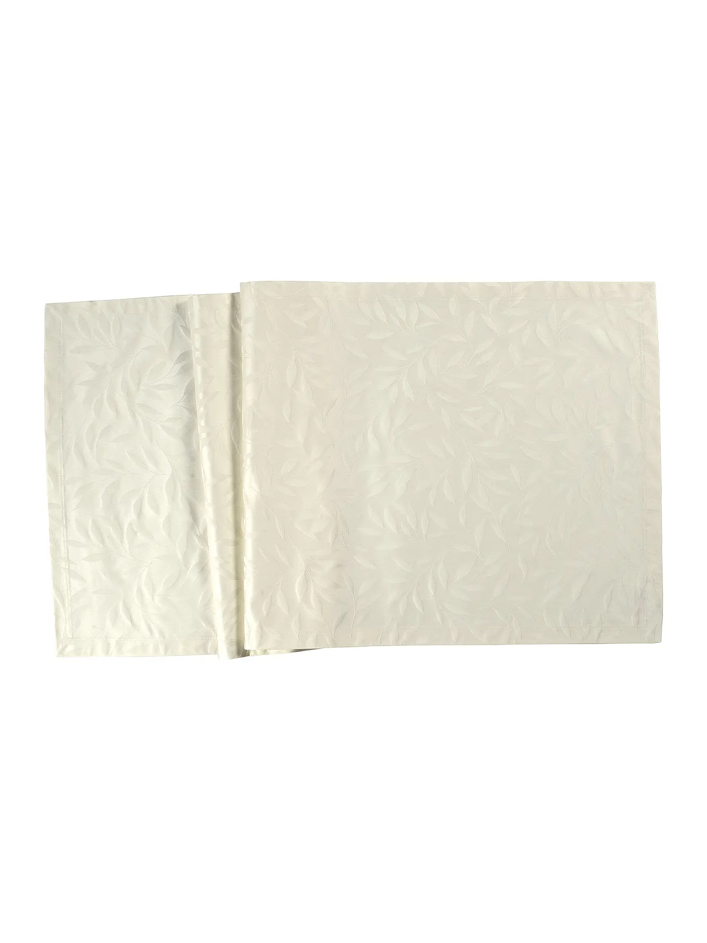 SANDER | Tischdecke COMO DAMAST 150x200cm Weiss | beige