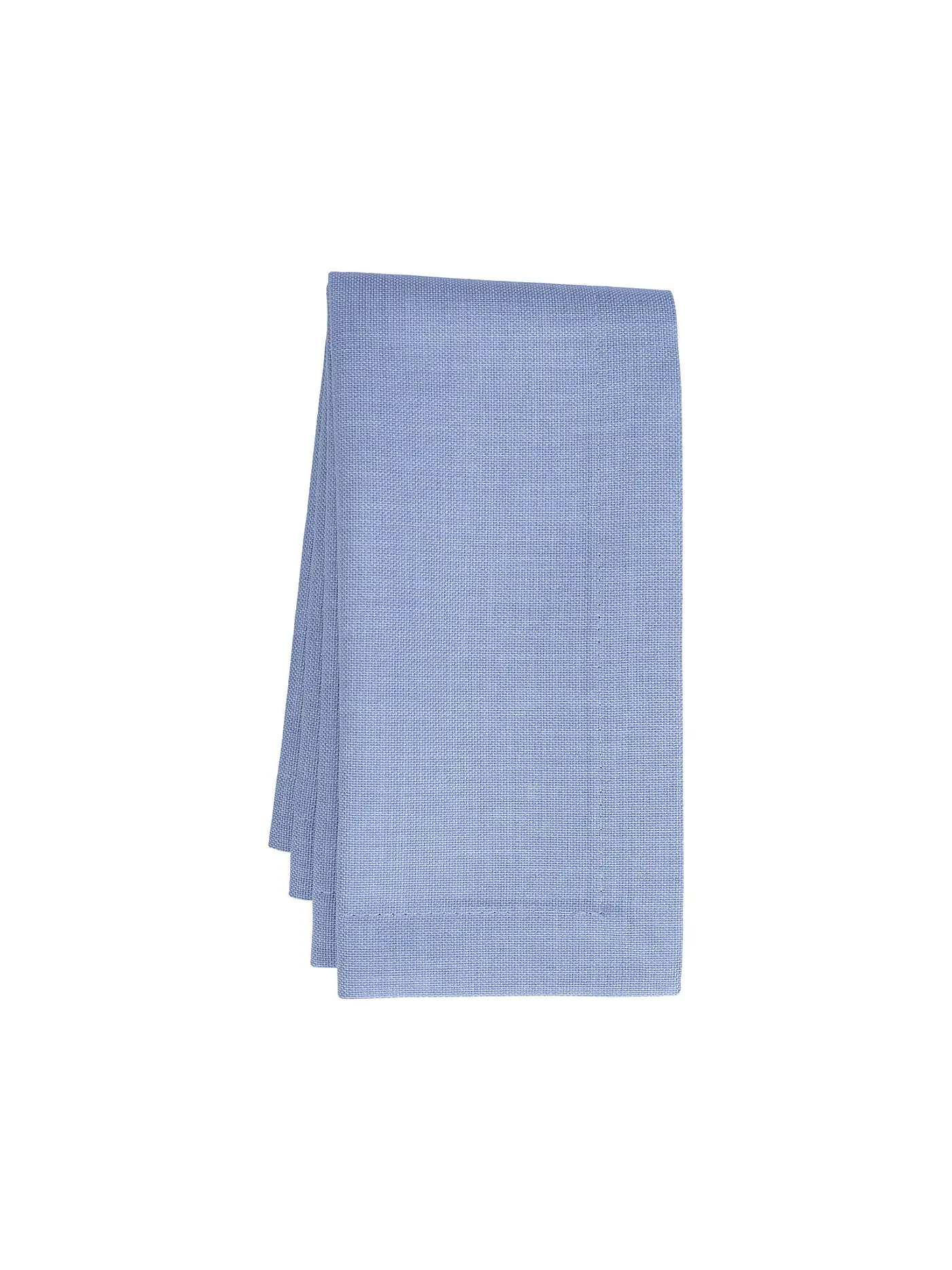 SANDER | Tischdecke LOFT UNI eckig 150x300cm Grau | hellblau