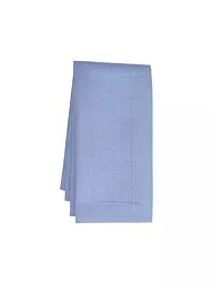 SANDER | Tischdecke LOFT UNI rund 170cm Weinrot | hellblau