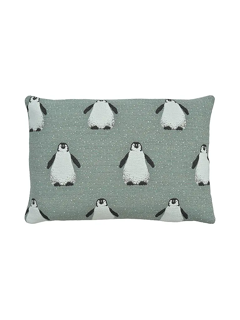 SANDER | Weihnachts Kissenhülle 35x50cm PING & FRIENDS Blue Fox | mint