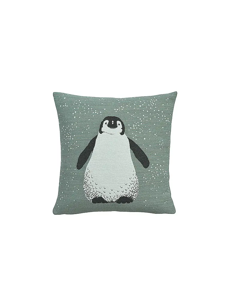 SANDER | Weihnachts Kissenhülle 45x45cm PING Blue Fox | mint