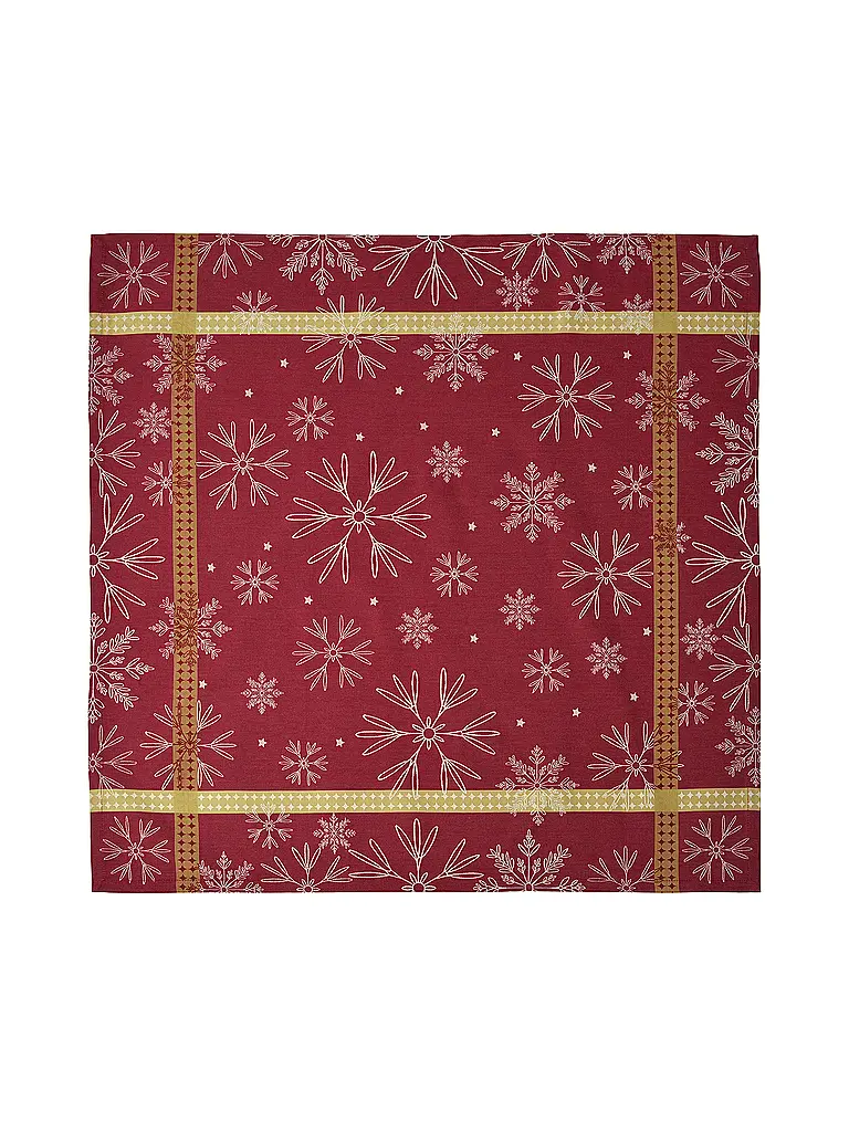 SANDER | Weihnachts Mitteldecke 100x100cm VAIL Red | rot