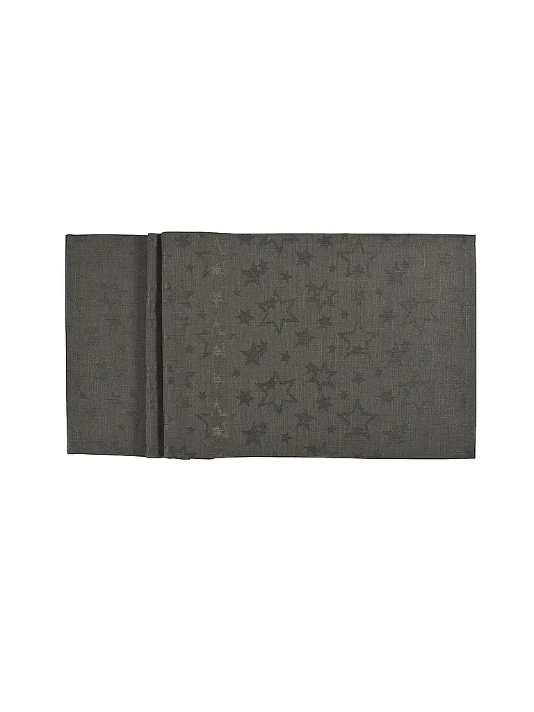 SANDER | Weihnachts Tischdecke Cosmo 90x90cm Anthra | grau