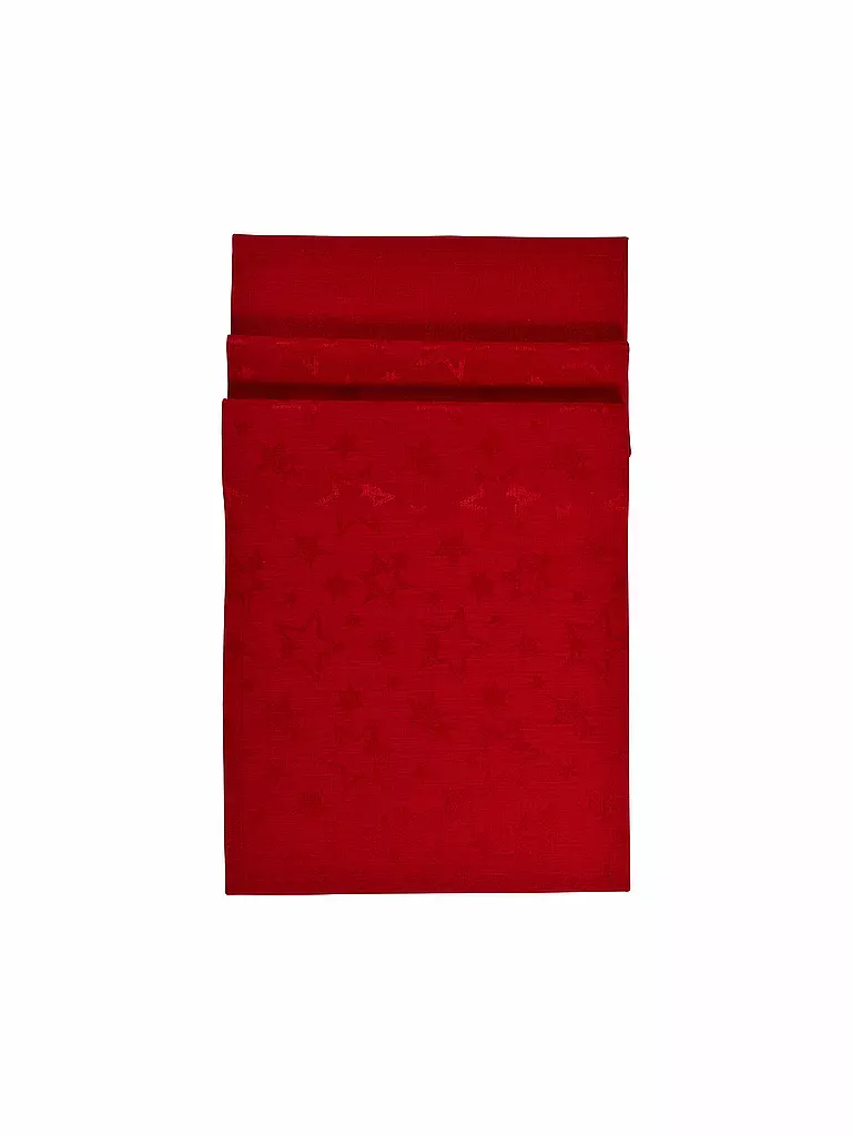 SANDER | Weihnachts Tischdecke Cosmo 90x90cm Rot | rot
