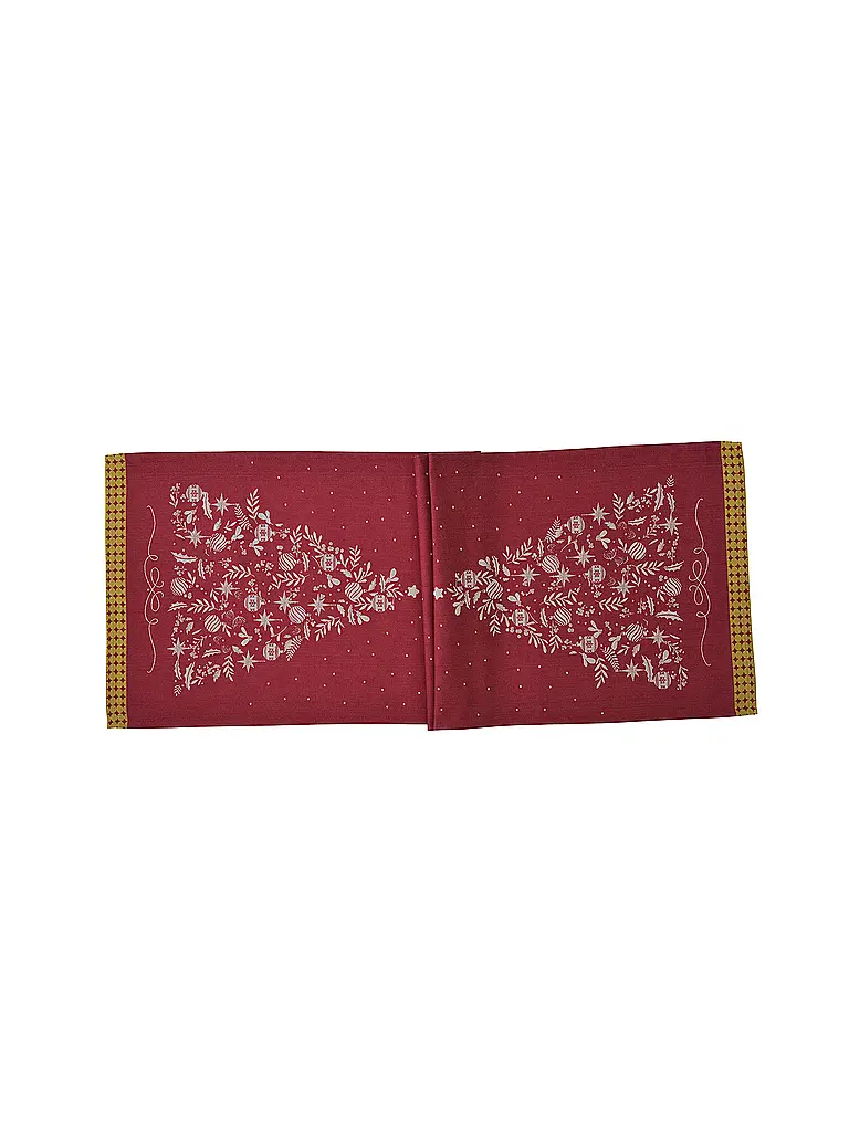 SANDER | Weihnachts Tischläufer 47x150cm CHEF TREE Red | rot