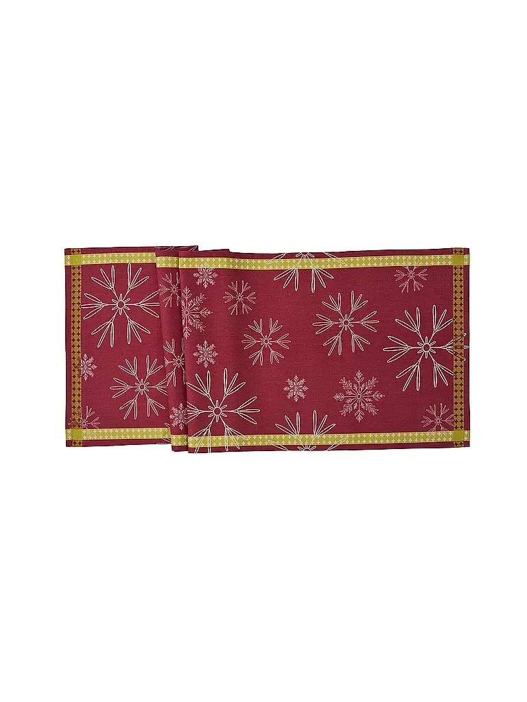 SANDER | Weihnachts Tischläufer 47x150cm VAIL Red | rot