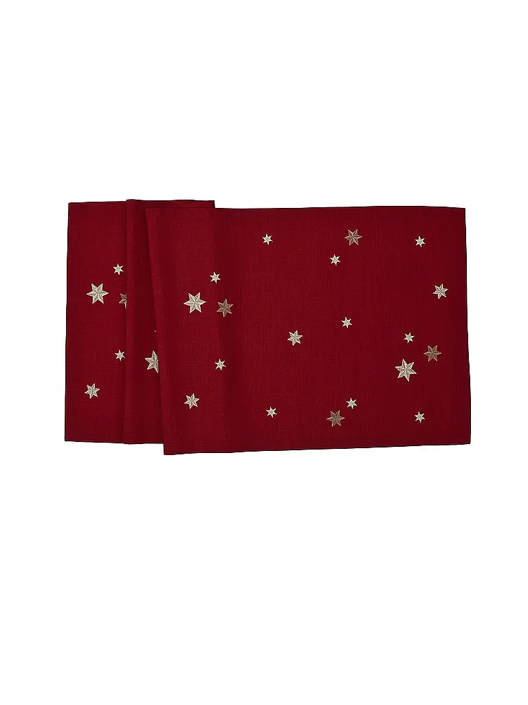 SANDER | Weihnachts Tischläufer 50x150cm SKYLA Red | rot