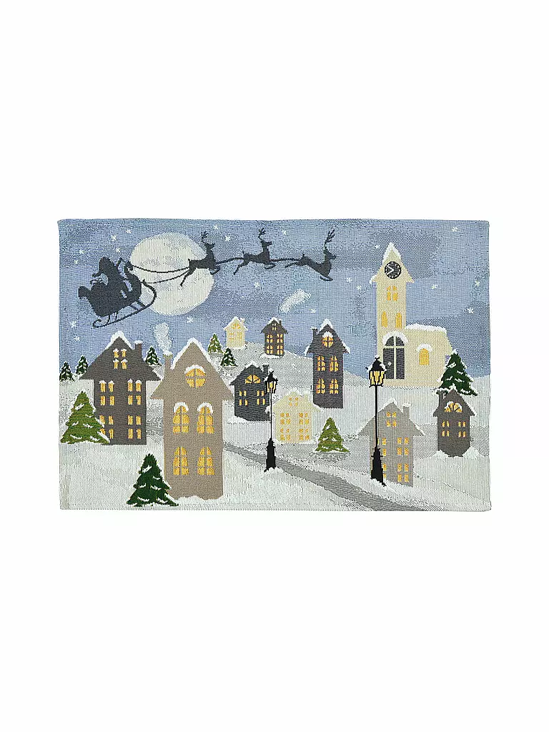 SANDER | Weihnachts Tischset 32x48cm Xmas Night | weiß