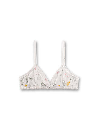 SANETTA | Mädchen Bustier whitepebb