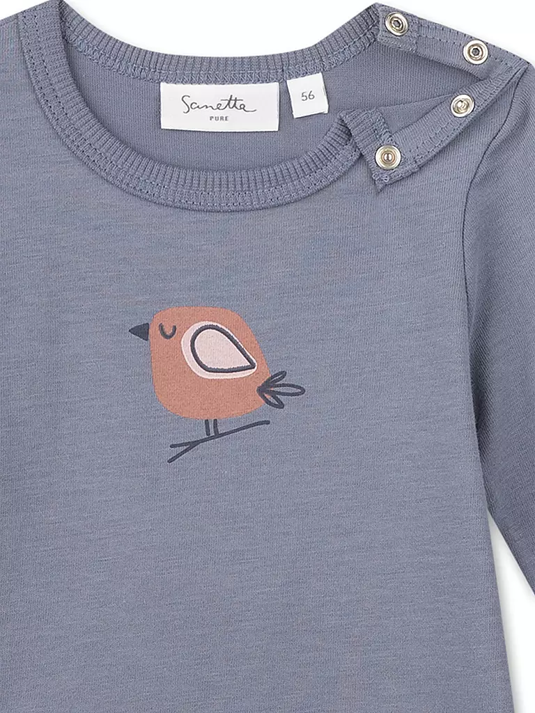 SANETTA | Baby Langarmshirt | blau