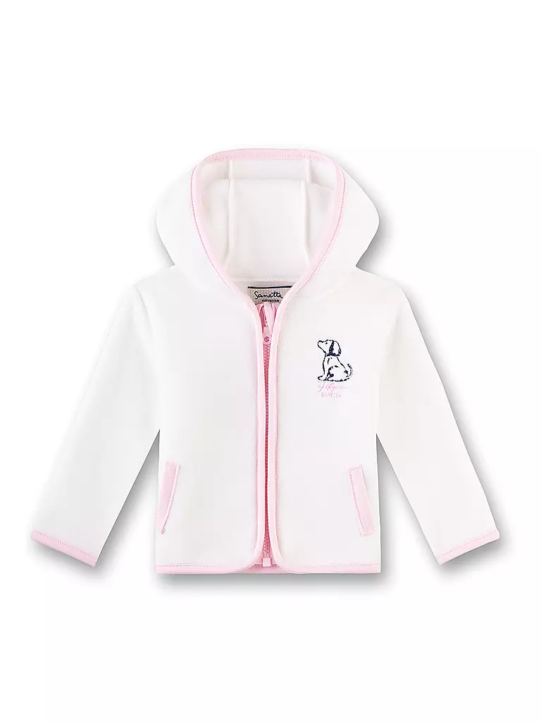 SANETTA | Baby Mädchen-Fleeceweste  | weiß