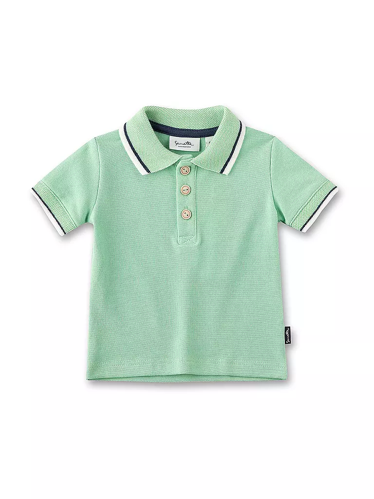 SANETTA | Baby Poloshirt | hellgrün