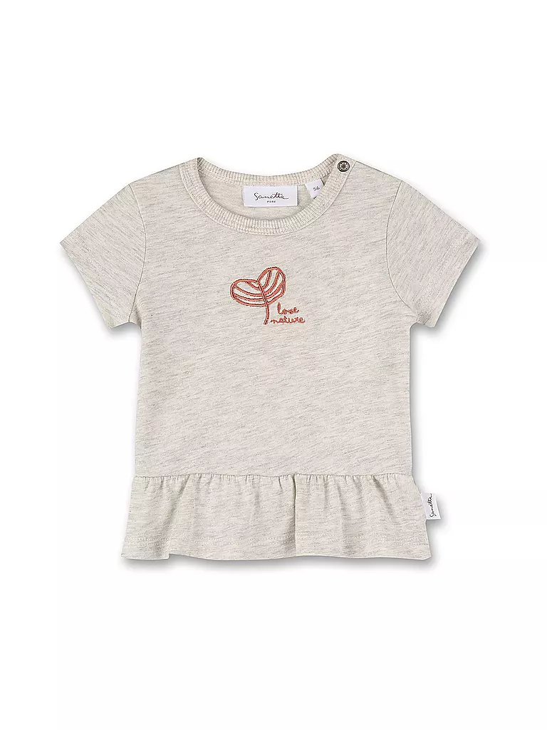 SANETTA | Baby T-Shirt  | hellgrau