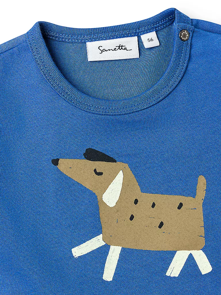 SANETTA | Baby T-Shirt | blau