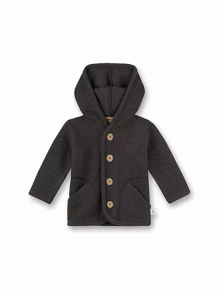 SANETTA | Baby Wollwalkjacke | grau