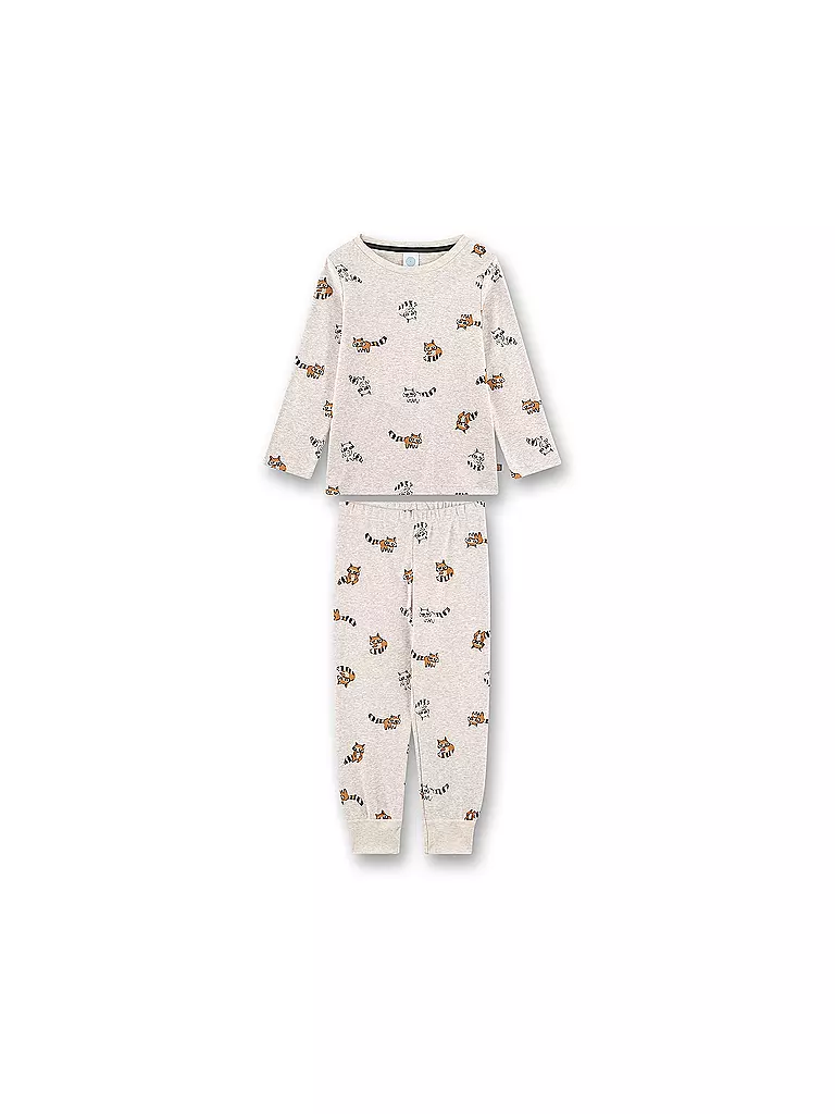 SANETTA | Jungen Pyjama  | hellgrau