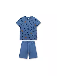 SANETTA | Jungen Pyjama Set 2-teilig (T-Shirt und Shorts) | blau