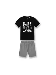 SANETTA | Jungen Pyjama | schwarz