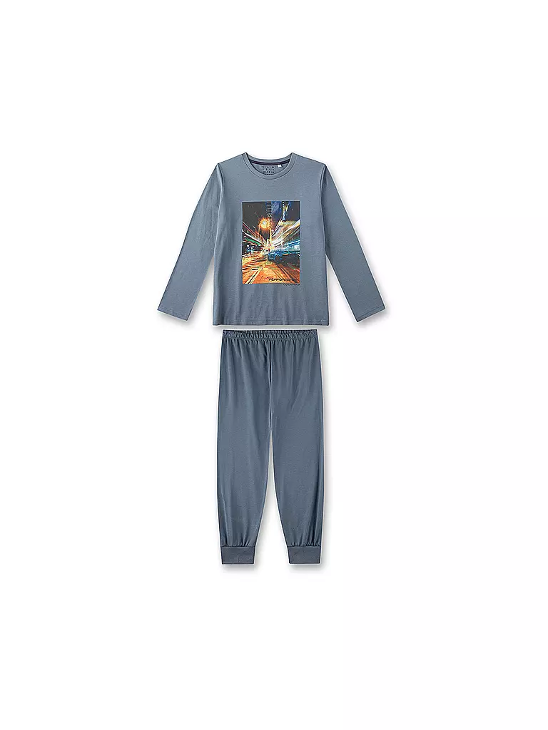 SANETTA | Jungen Pyjama | blau