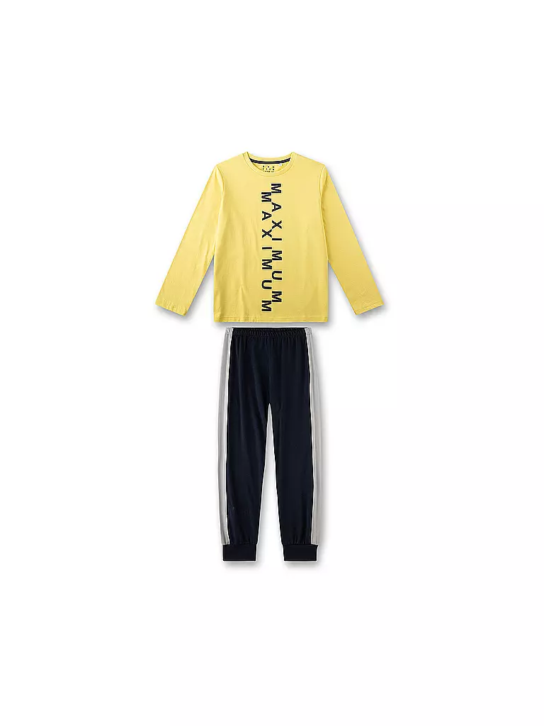 SANETTA | Jungen Pyjama | gelb