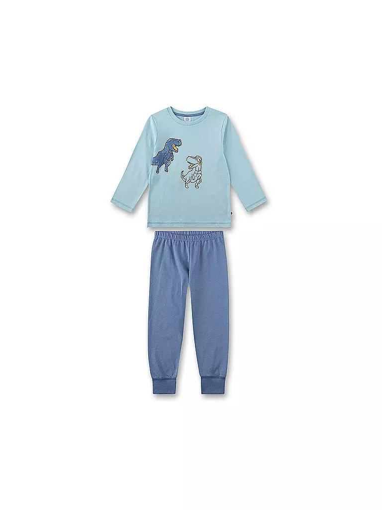 SANETTA | Jungen Pyjama | hellblau