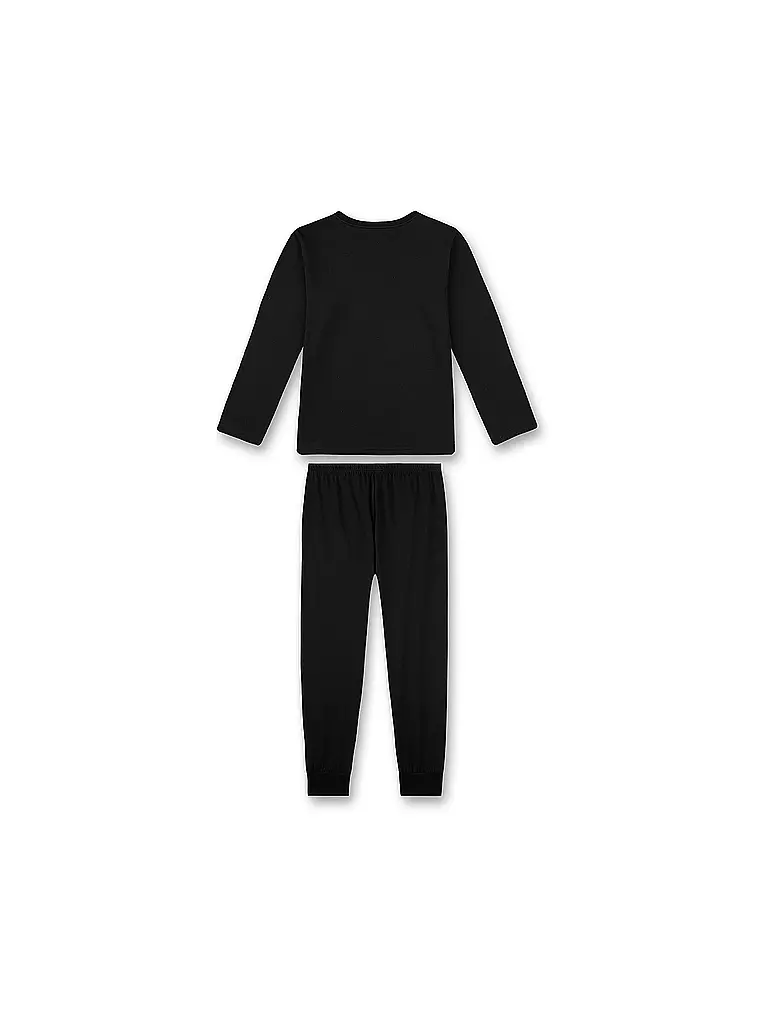 SANETTA | Jungen Pyjama | schwarz