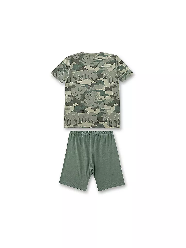 SANETTA | Jungen Pyjama | olive