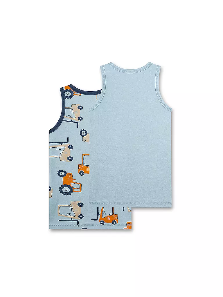 SANETTA | Jungen Top 2er Pkg. blue pale | hellblau