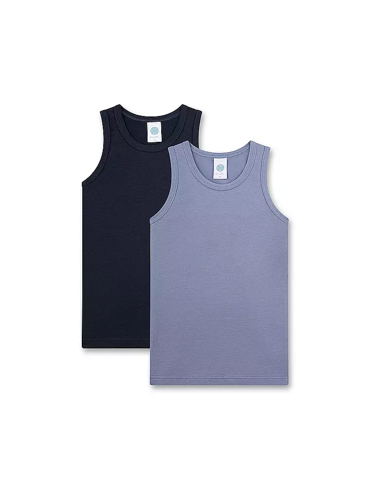 SANETTA | Jungen Top 2er Pkg. stone wash  | grau