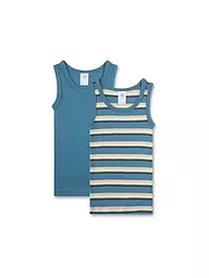 SANETTA | Jungen Unterhemd 2er Pkg. blue | blau