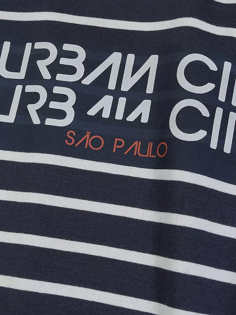 SANETTA | Jungen-Pyjama "Urban Summer" | blau